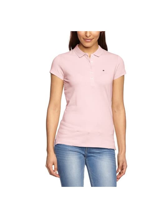 Product Tommy Hilfiger New Chiara Str Pq Polo SS, Rosa