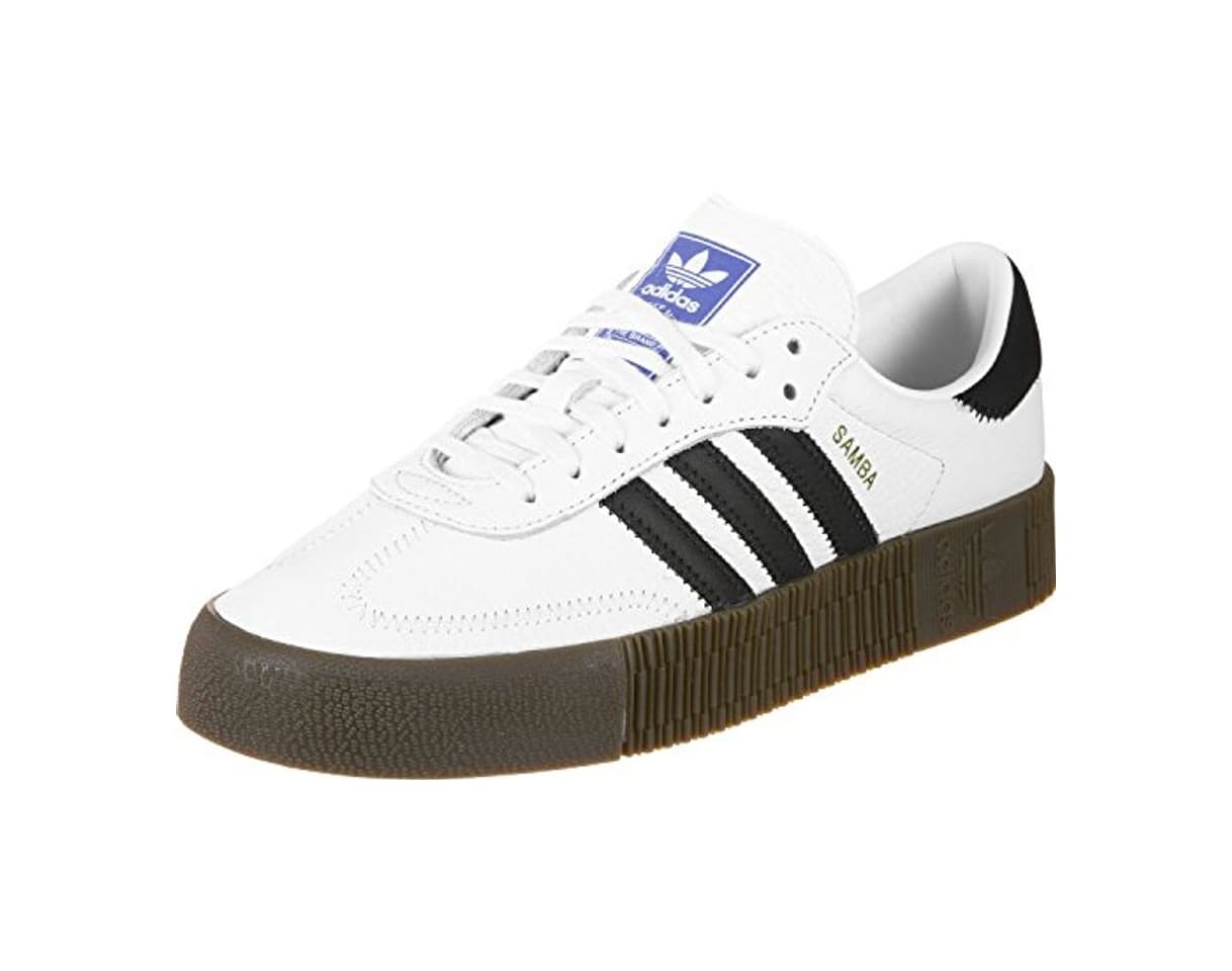 Fashion Adidas Sambarose, Zapatillas Clasicas para Mujer, Blanco