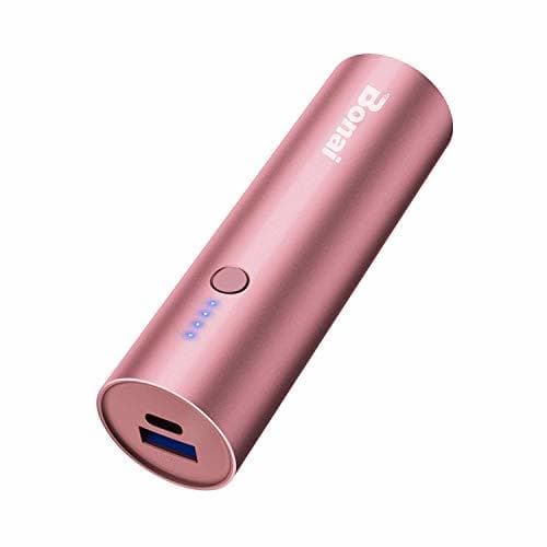 Electronic BONAI Power Bank Portatil 5800mAh Portable Charger Mini Battery External Cargador Móvil