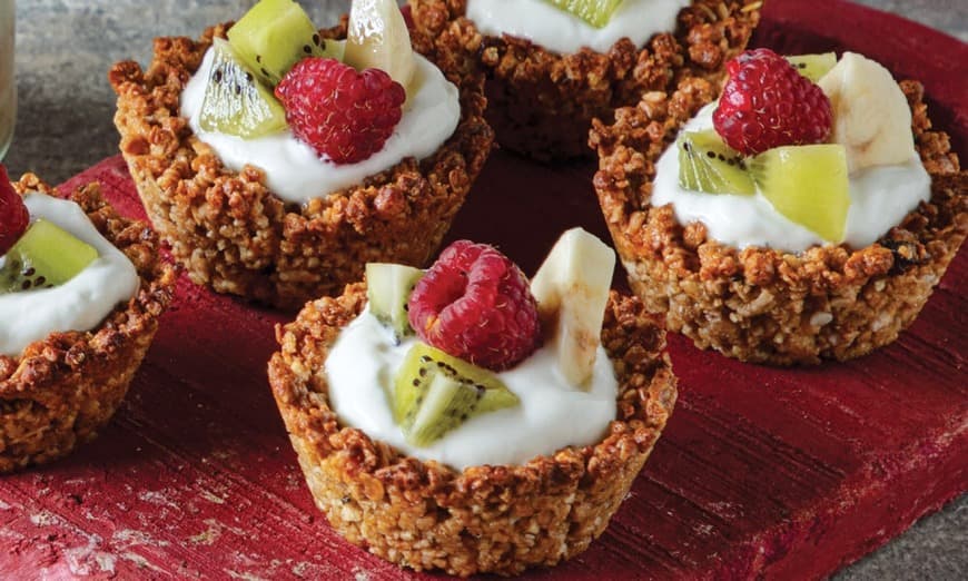 Moda Mini tartes de Granola 🥧