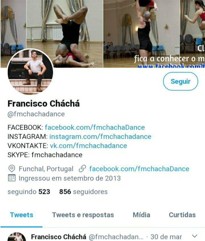 Fashion Meu Twitter @fmchachadance 