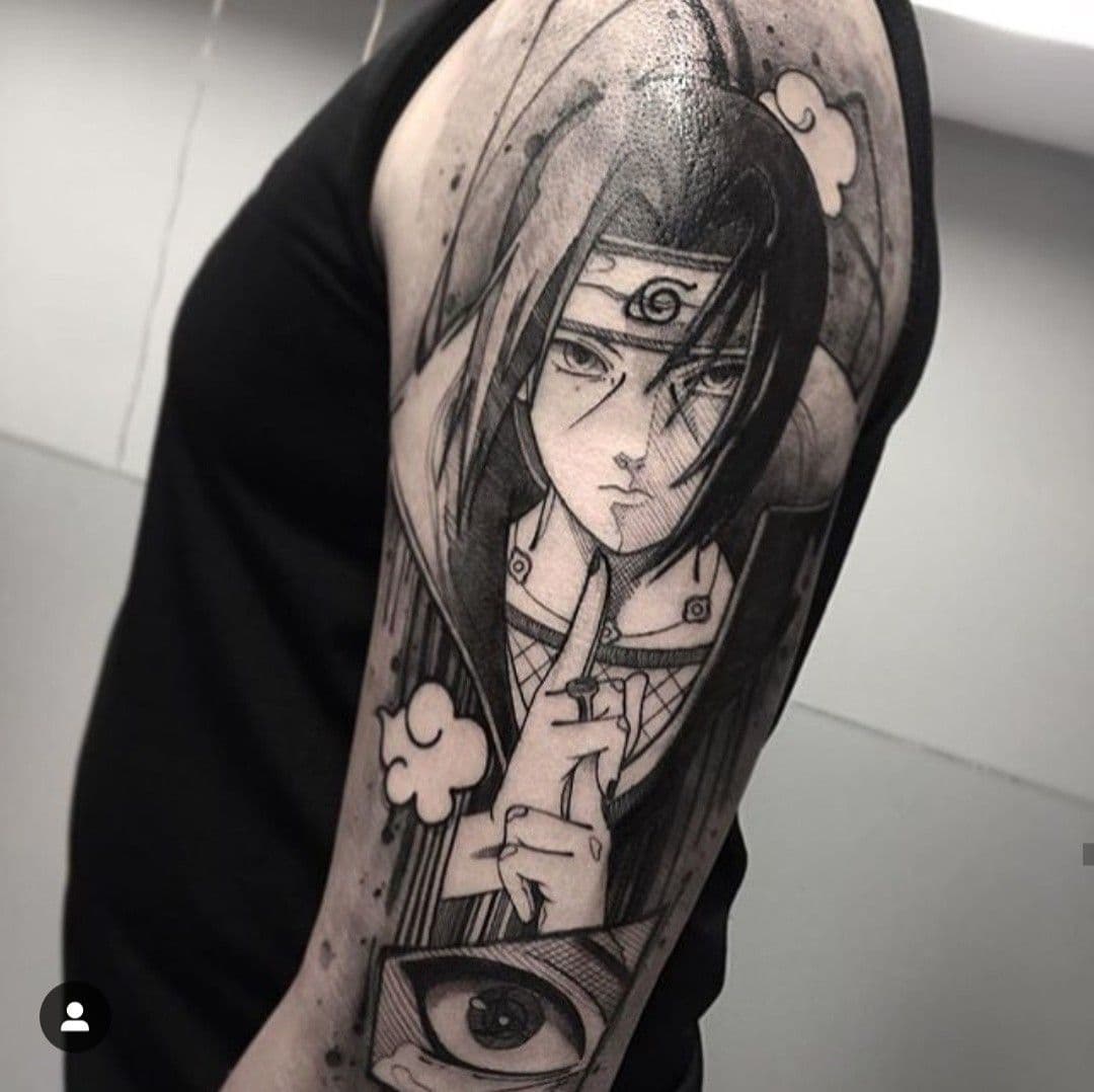 Fashion Tatuagem do Itachi 