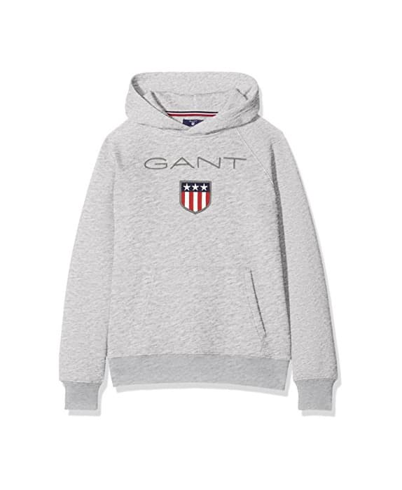 Product GANT D1. Shield Logo Sweat Hoodie Capucha, Gris