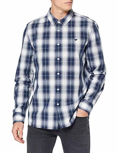 Place Mustang 1/1Slv_0/P_K, Camisa casual para Hombre, Multicolor