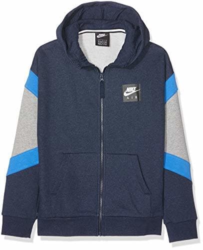 Fashion Nike B NK Air Hoodie FZ Chaqueta, Niños, Azul