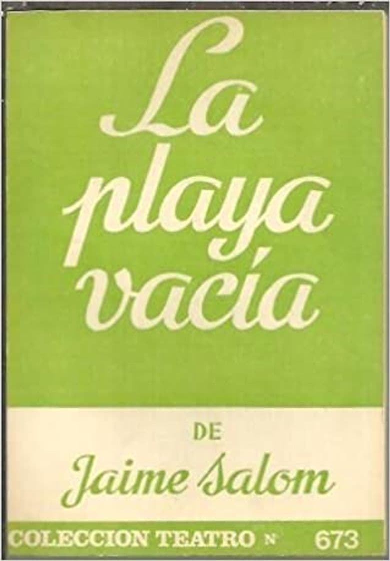 Book La playa vacía- Jaime Salom