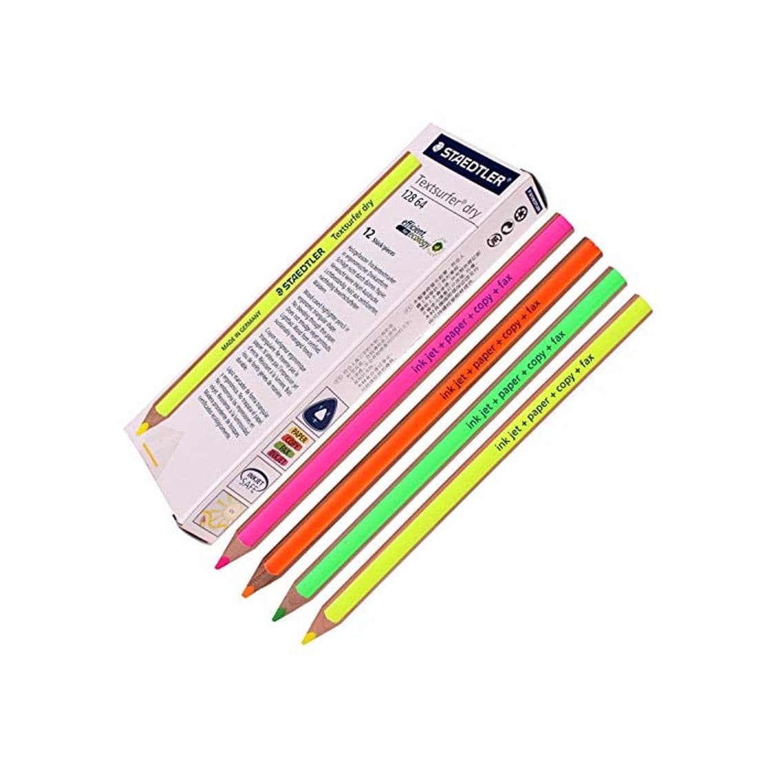 Product Staedtler Textsurfer Lot de 12 surligneurs secs pour écriture