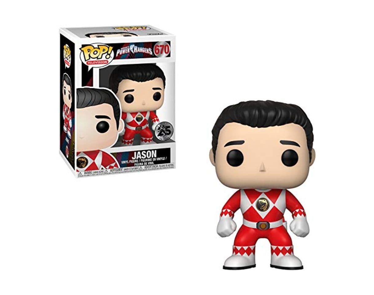 Product Funko Pop Power Rangers Jason Ranger Rojo Sin Casco Figura, Multicolor, Standard