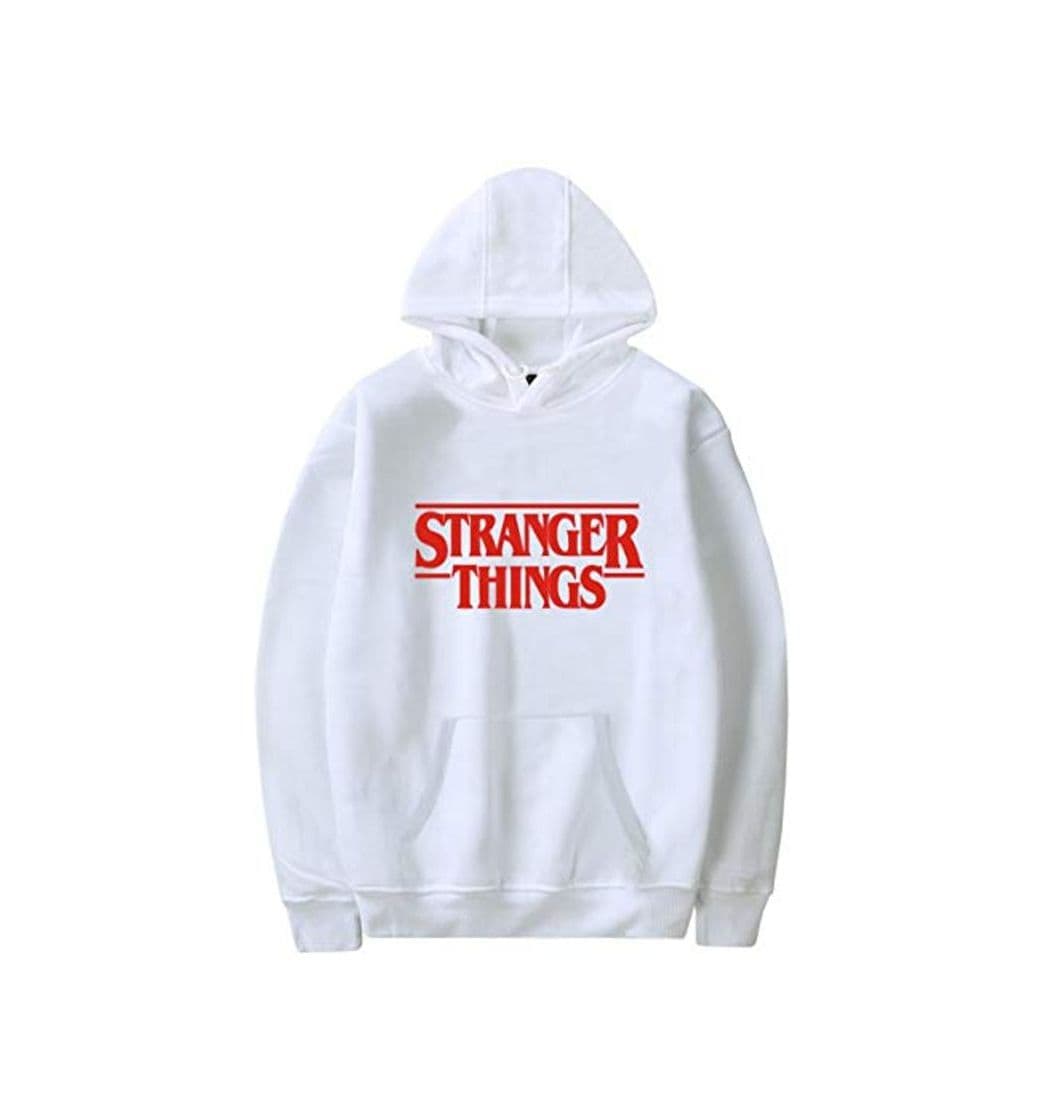 Product EMILYLE Color Puro Stranger Things Sudadera con Capucha Letra Roja Demogorgon Days