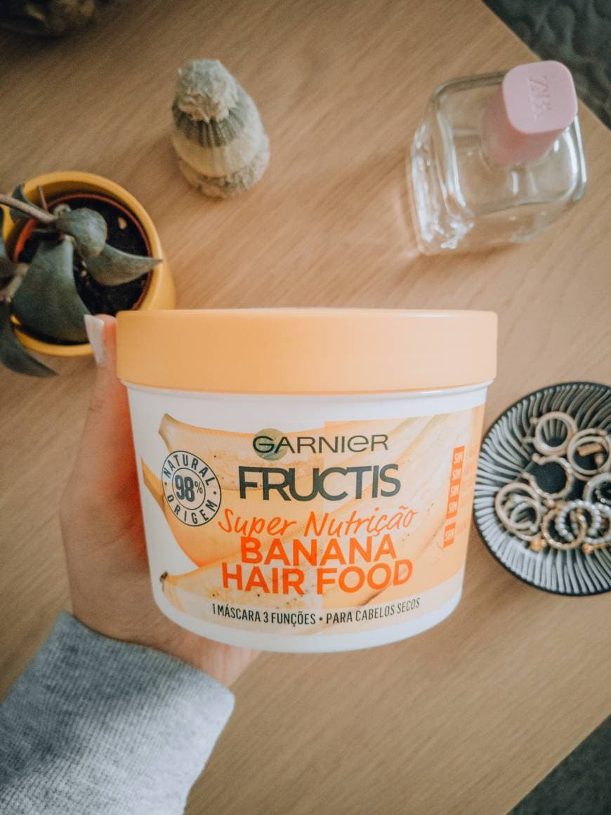 Belleza Garnier Fructis Mascarilla 3 en 1 Hair Food Banana , 3 Recipientes