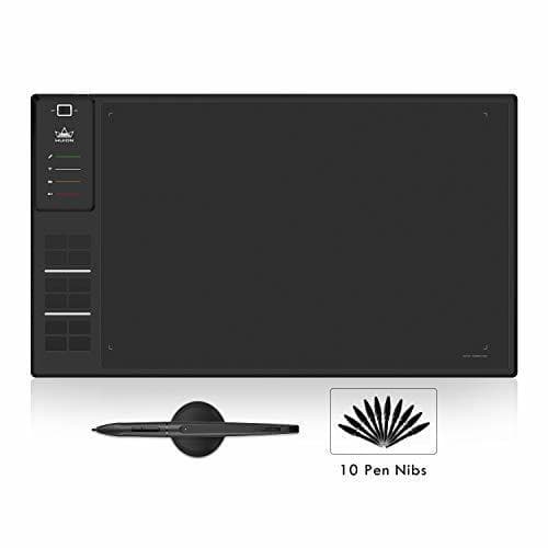 Electronic HUION WH1409 13.8 x 8.6 Pulgadas Wireless Graphics Drawing Pen Tablet