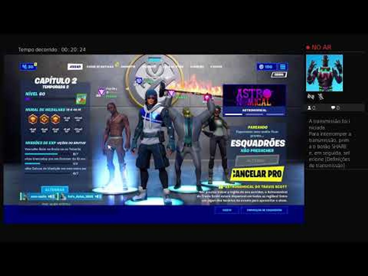 Fashion Primeira live de fortnite - YouTube