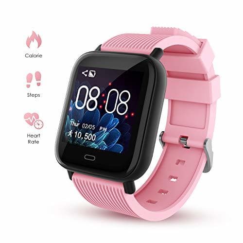 Lugar GOKOO Smartwatch Deporte para Hombre Mujer Impermeable Reloj Inteligente con Monitore de