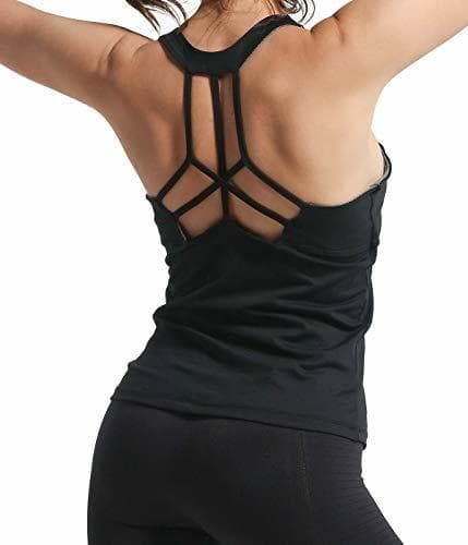 Producto Snailify Women's Vest Gym Yoga Running Sports Tank Top Long Strappy Open