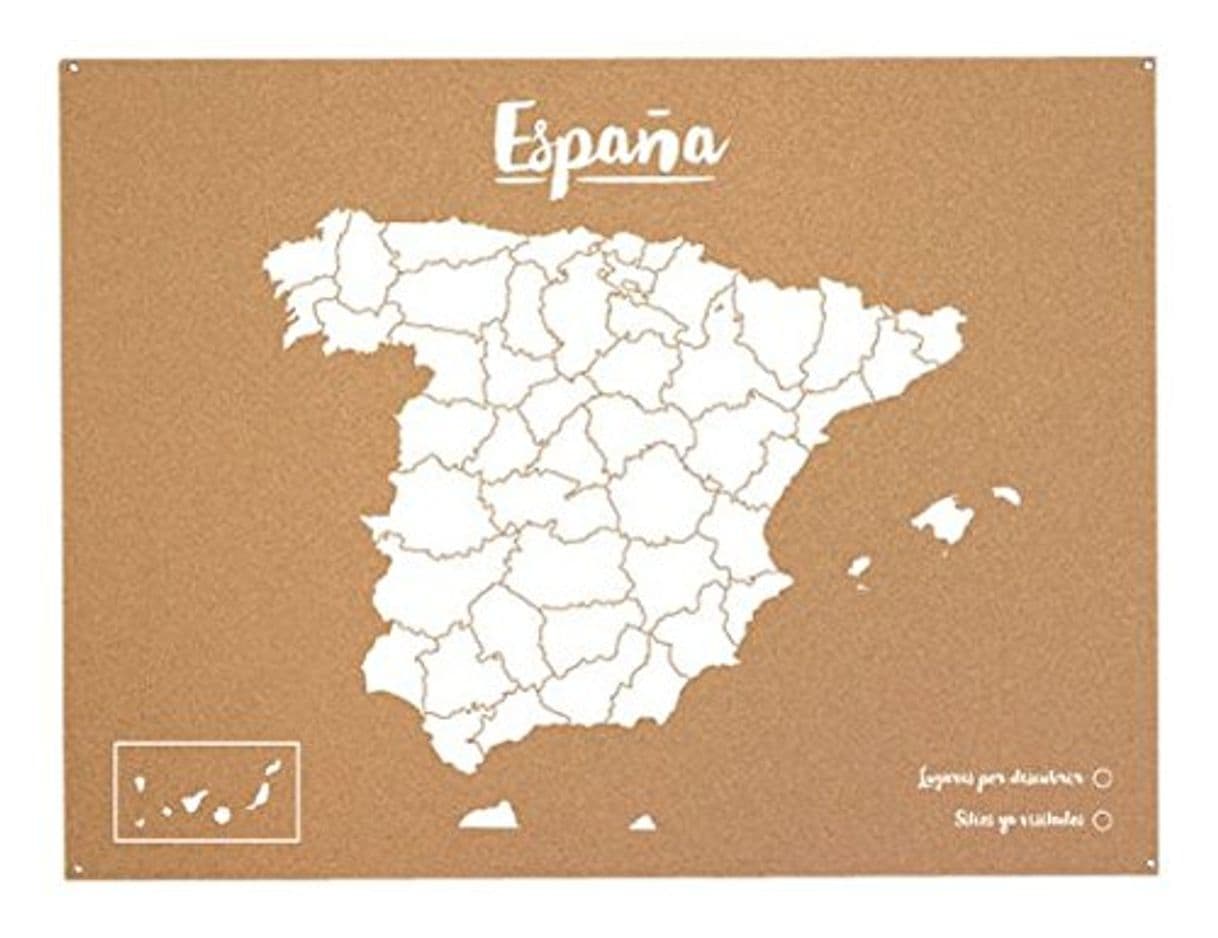 Product Miss Wood Mapa de España de Corcho