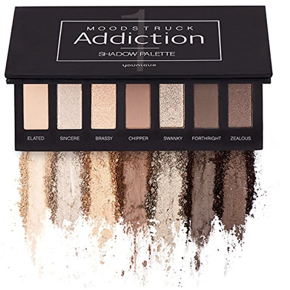 Belleza Younique Moodtruck Addiction Paleta de sombra 1