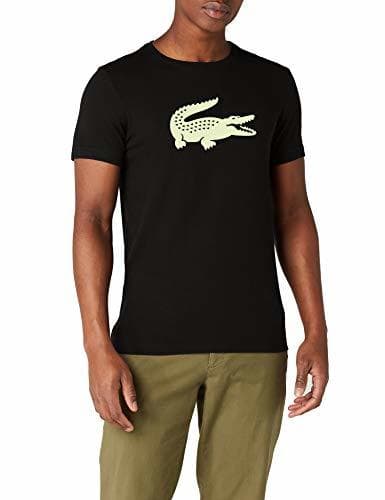 Fashion Lacoste Sport Th3377 Camiseta, Negro