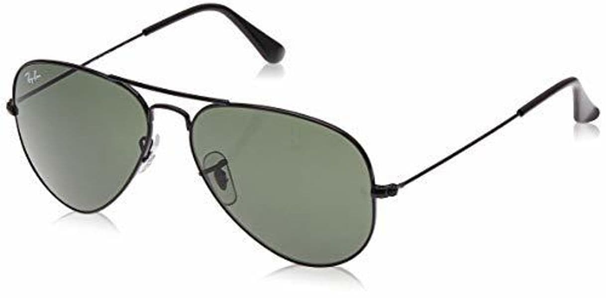 Moda Ray-Ban Aviator Large Metal, Gafas de Sol Unisex Adulto, Negro