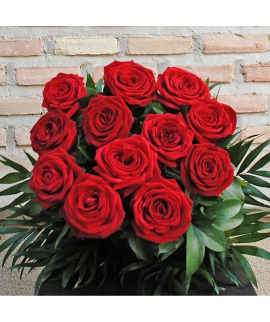 Producto RAMO DE 12 ROSAS rojas NATURALES