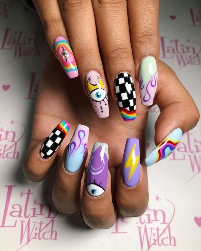 Moda Uñas dibujos