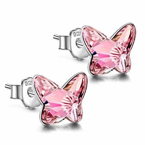 Product ANGEL NINA Dia de la madre pendientes mujer plata pendientes niña Rosa