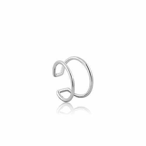 Product Ania Haie Sterling Silver Rhodium Plated Modern Ear Cuff Earrings E002-07H