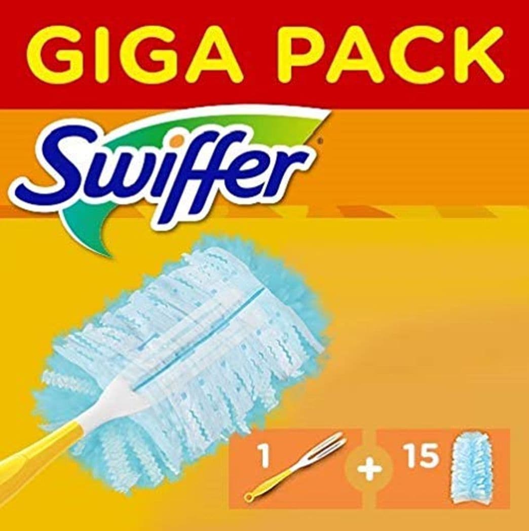 Producto Swiffer Plumero Kit con 1 Mango y 15 Recambios