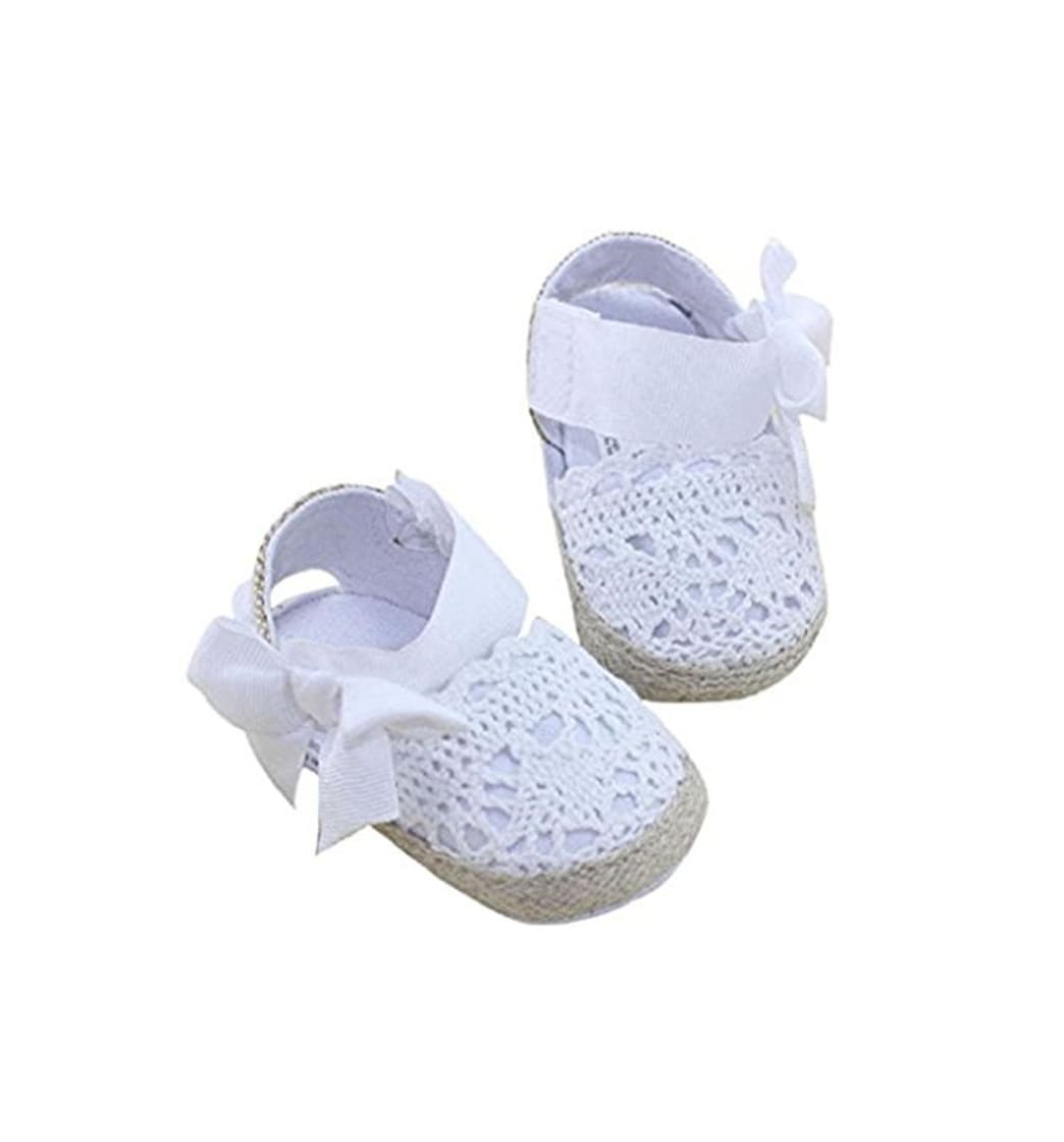 Producto Bebé Prewalker Zapatos Auxma Primeros Pasos para bebé-niñas,Zapatos de Flores de Encaje,Sandalias