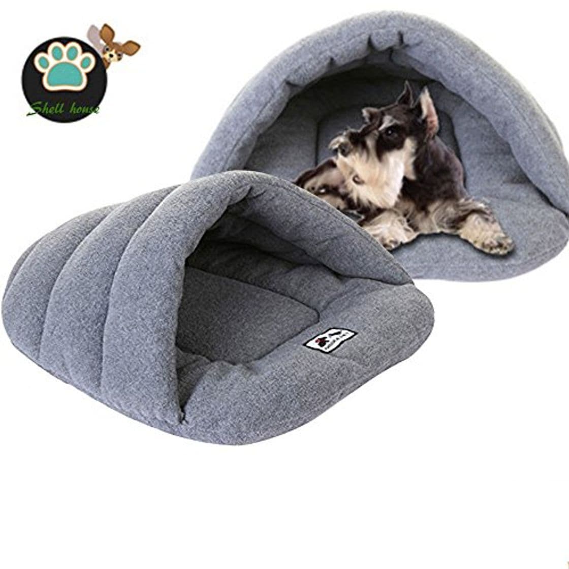 Product Cute Shell Shape Lavable Comfy Gatos Suaves Polar o Perros Invierno Cálido