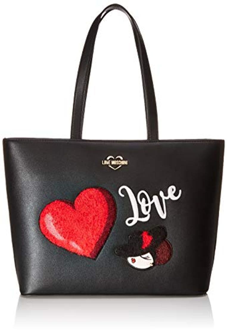 Product Love Moschino Jc4090pp18lp0000, Bolso tipo tote Unisex Adulto, Negro