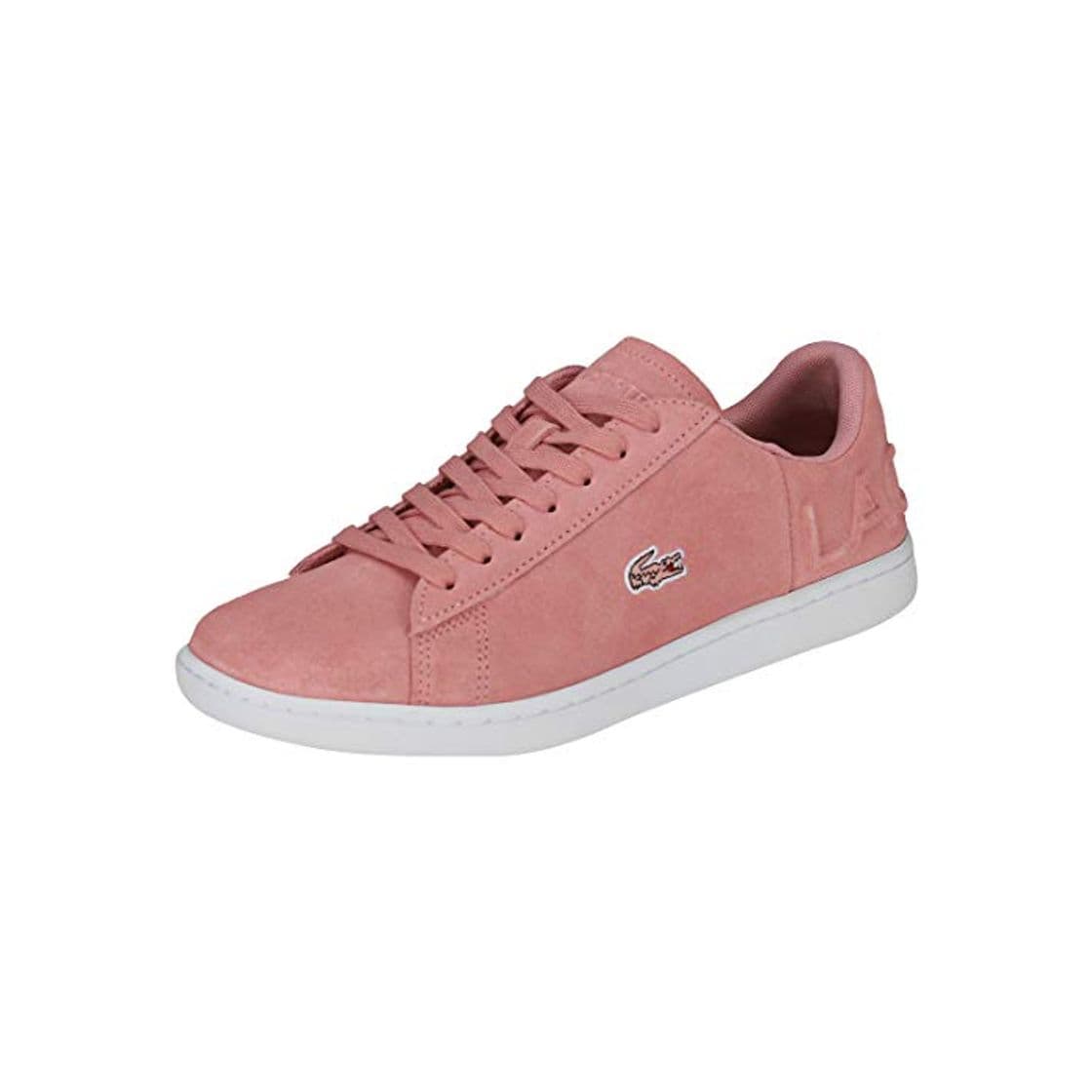 Product Lacoste Women's Carnaby EVO 318 4 Suede Lace Up Trainer Pink-Pink-4 Size