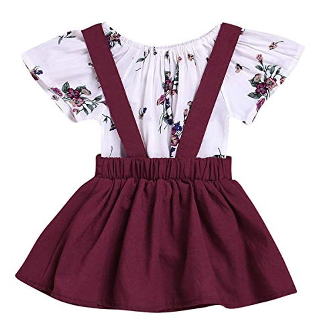 Product 2 unids bebé niña bebé Ropa de Verano Conjunto de Volantes Flor