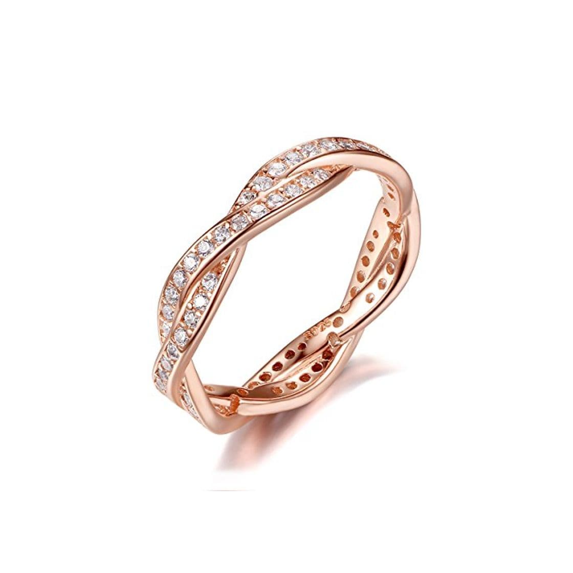 Producto Qings Oro de Rosa Plateado Anillo