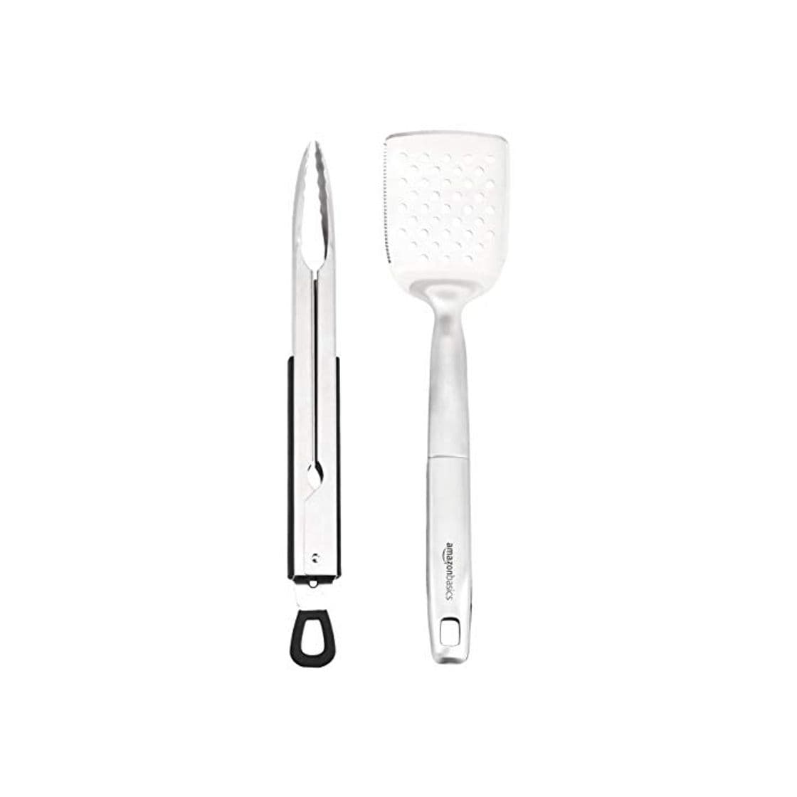 Producto AmazonBasics - Juego de 2 utensilios para barbacoa