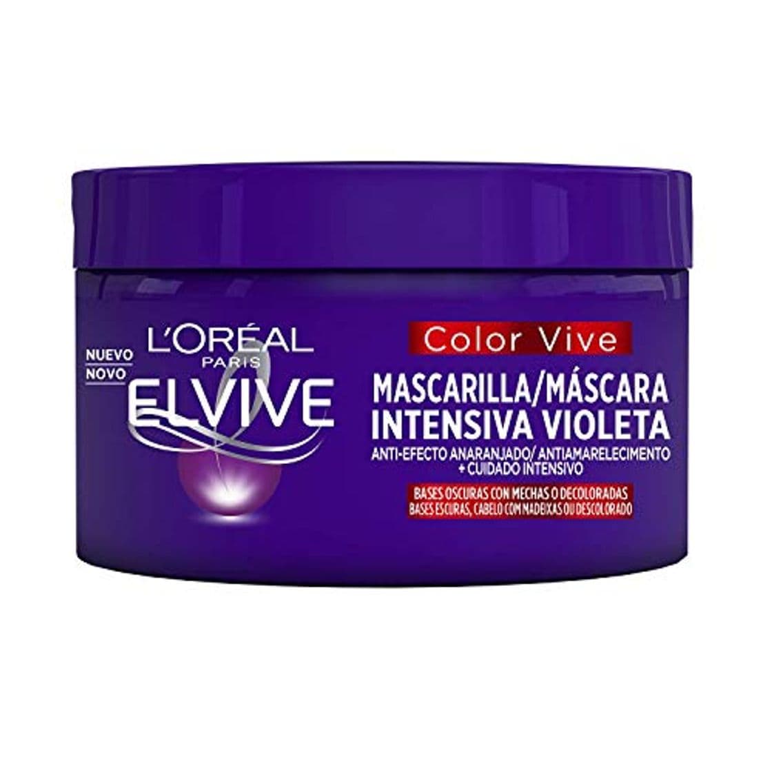 Lugar L'Oreal Paris Elvive Color Vive Mascarilla Intensiva Violeta Matizadora