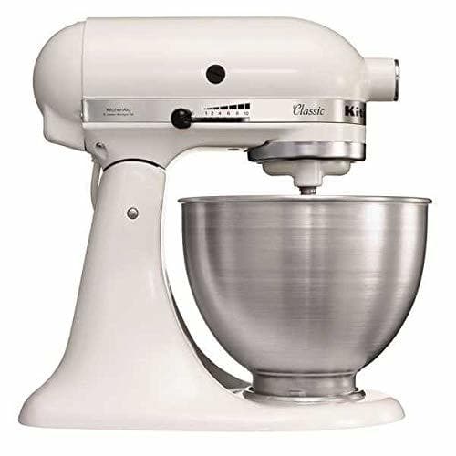 Product Kitchenaid 5K45SSEWH Serie Classic - Batidora amasadora multifunción