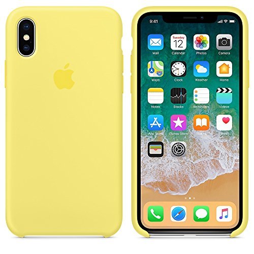 Electrónica El último Verano Funda iPhone X, Slim Líquido de Silicona Gel Carcasa