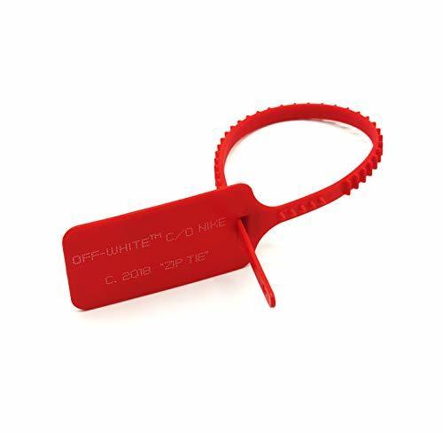 Product OFF WHITE RED ZIP TIE 2018 NIK-E KABELBINDER SNEAKER ZUBEHÖR SUPREME ANHÄNGER