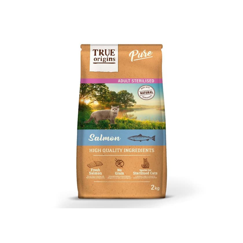 Producto True Origins Pure Cat Adult Sterilised Salmon