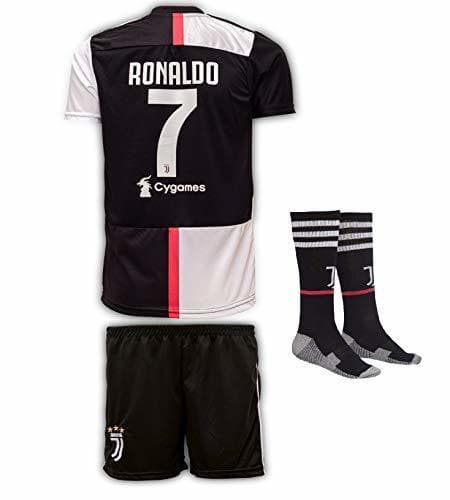 Producto JTex Juventus 2019-20 Ronaldo - Camiseta de Manga Larga para niños con