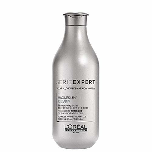 Beauty L'Oréal Professionnel - Champú experto Silver Series para cabello gris y blanco