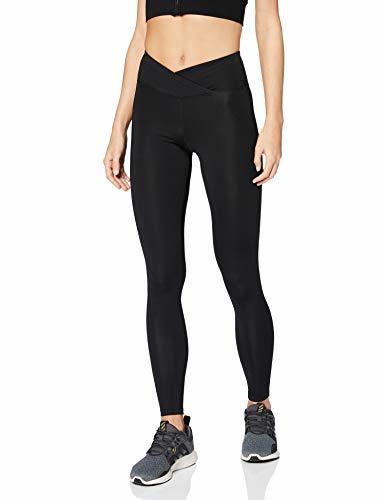 Product Marca Amazon - AURIQUE Mallas de Deporte para Yoga Mujer, Negro