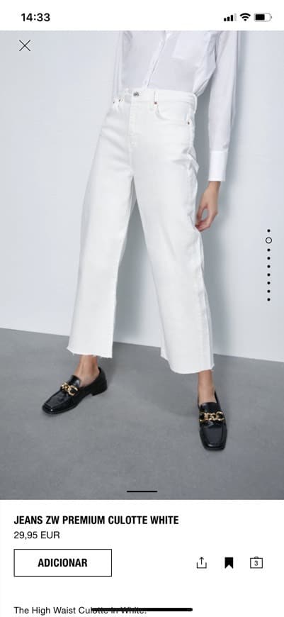 Moda Jeans Culottes ZARA 