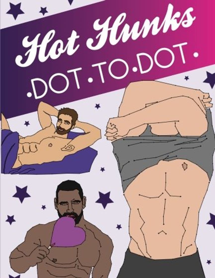 Book Hot Hunks Dot To Dot: Novelty dot to dot gift book