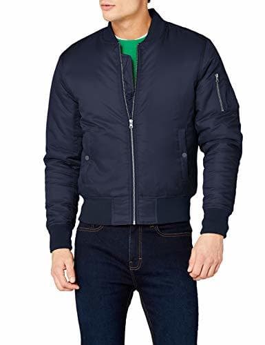 Product Urban Classics Basic Bomber Jacket Chaqueta, Azul