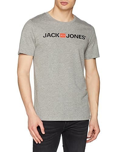 Product JACK & JONES Jjecorp Logo tee SS Crew Neck Noos Camiseta, Gris