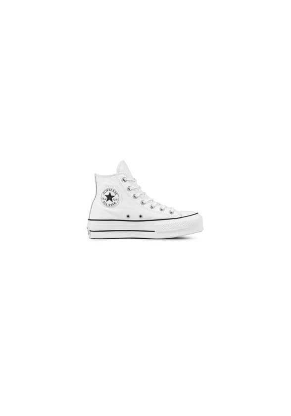 Producto Converse altas de cuero en blancas