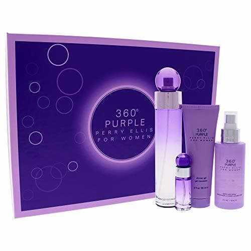 Product Perry Ellis 360 Purple by Perry Ellis Gift Set - 3.4 oz