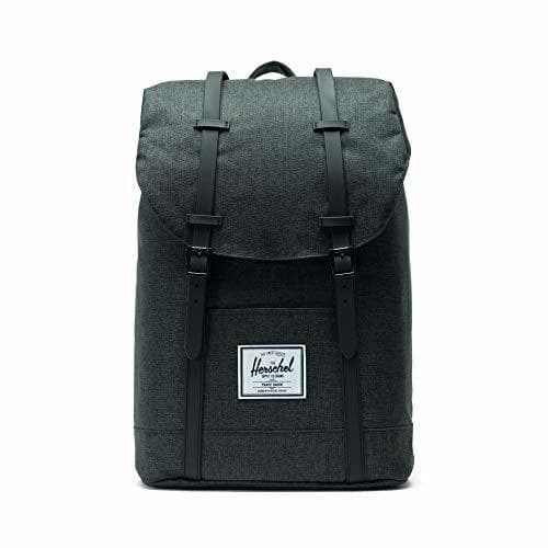 Product Mochila Herschel Retreat - 19.5 Litre Negro Crosshatch-Negro Rubber