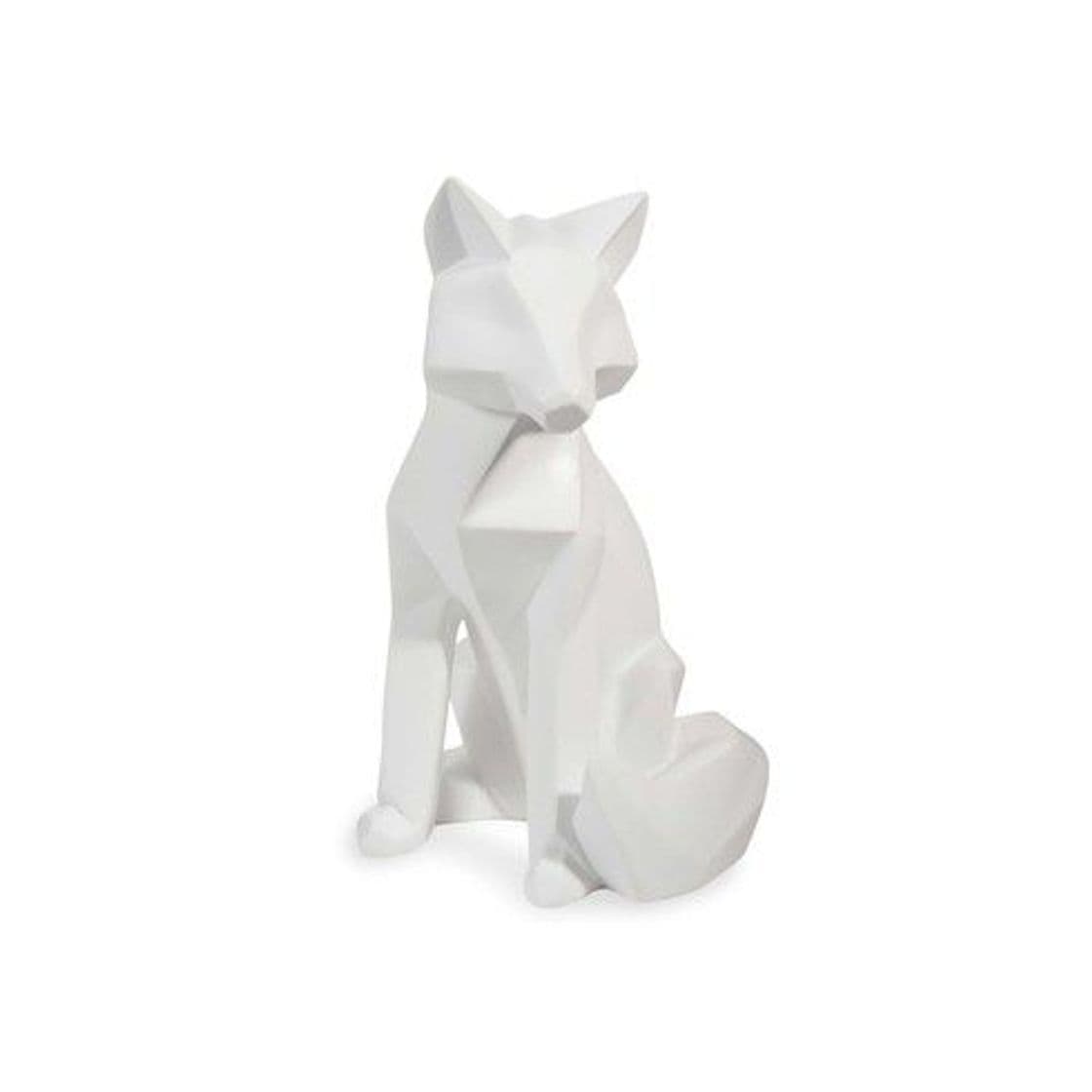 Product Figura de zorro blanco mate 56 cm